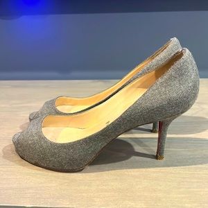 Peep toe Christian Louboutin Heels, size 39.5